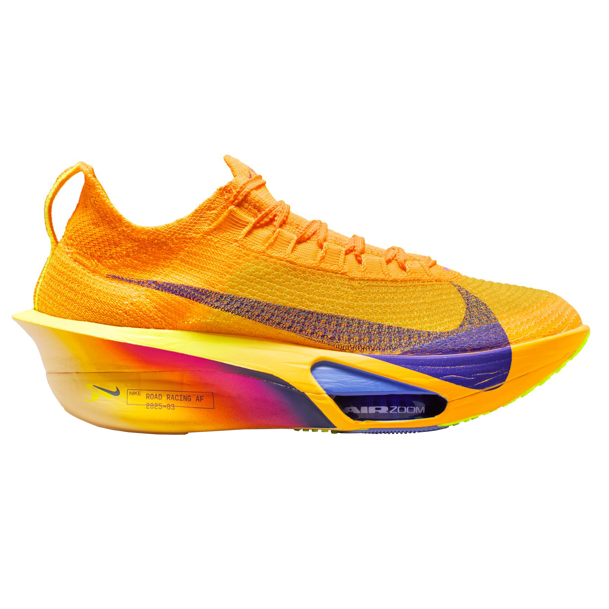 Nike Womens Alphafly 3 - Laser Orange/Indigo Burst/Citron Pulse - Neutral - SP26