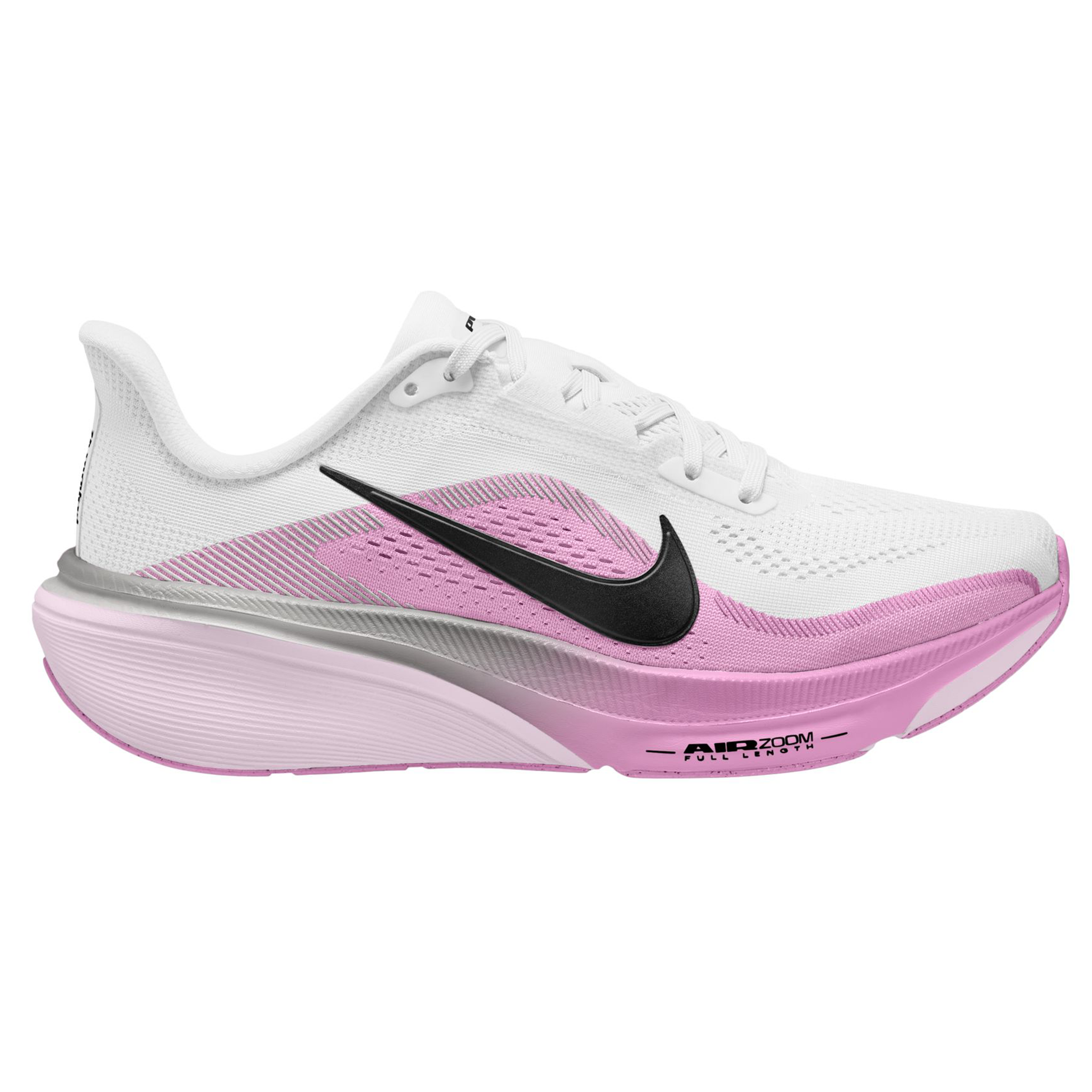 Nike Womens Pegasus 42 - White/Black/Light Magenta/Bleached Lilac - Neutral - HO26