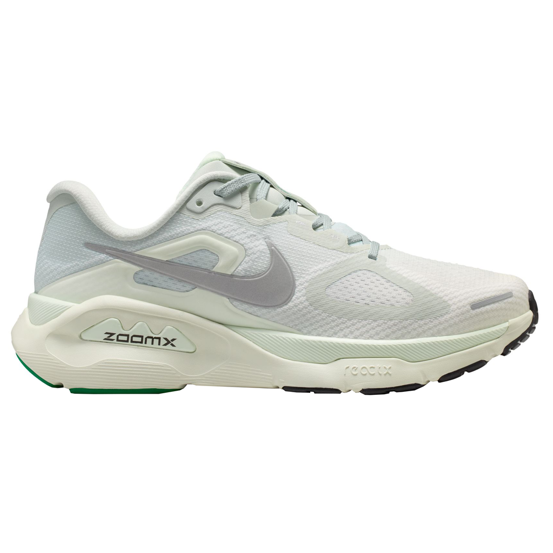 Nike Womens Structure Plus - Light Silver/Metallic Silver - Stability - SU26