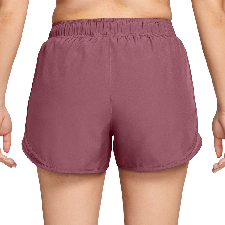 Nike Women's Tempo Dri-FIT Mid-Rise Brief-Lined Short - Pink Smoke/Pink Smoke/Reflective Silver - SU26