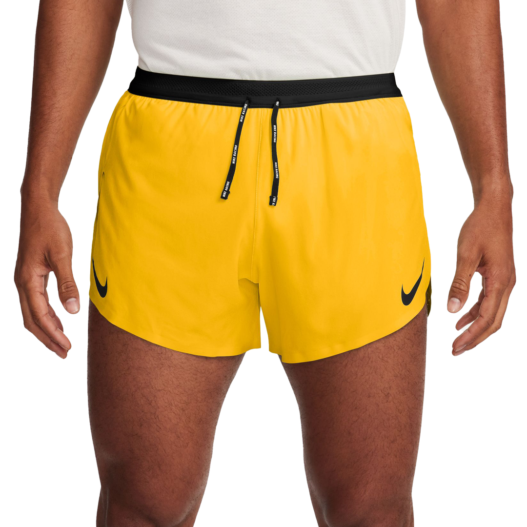 Nike Herren Dri-FIT ADV 4" Aeroswift Short mit Slip-Lined - Laserorange/Schwarz