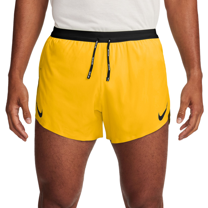 Nike Herren Dri-FIT ADV 4" Aeroswift Short mit Slip-Lined - Laserorange/Schwarz
