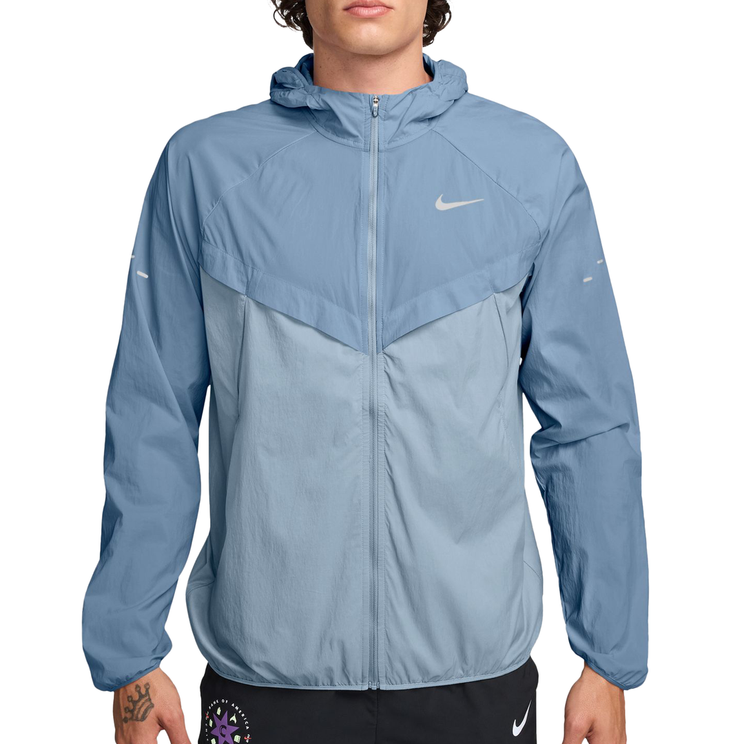 Nike Mens Repel UV Stride Jacket - Work Blue/Light Armory Blue/Reflective Silver - SP26