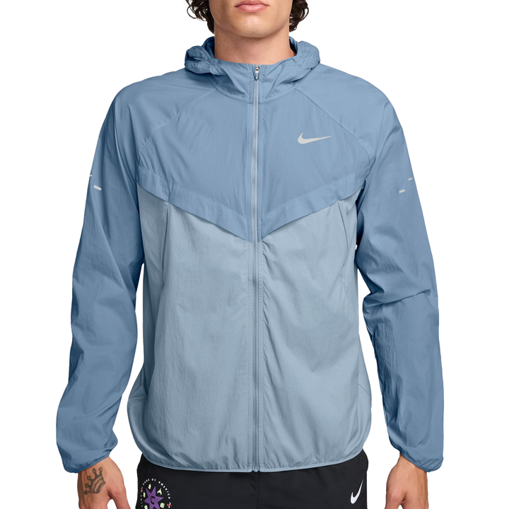 Nike Mens Repel UV Stride Jacket - Work Blue/Light Armory Blue/Reflective Silver - SP26