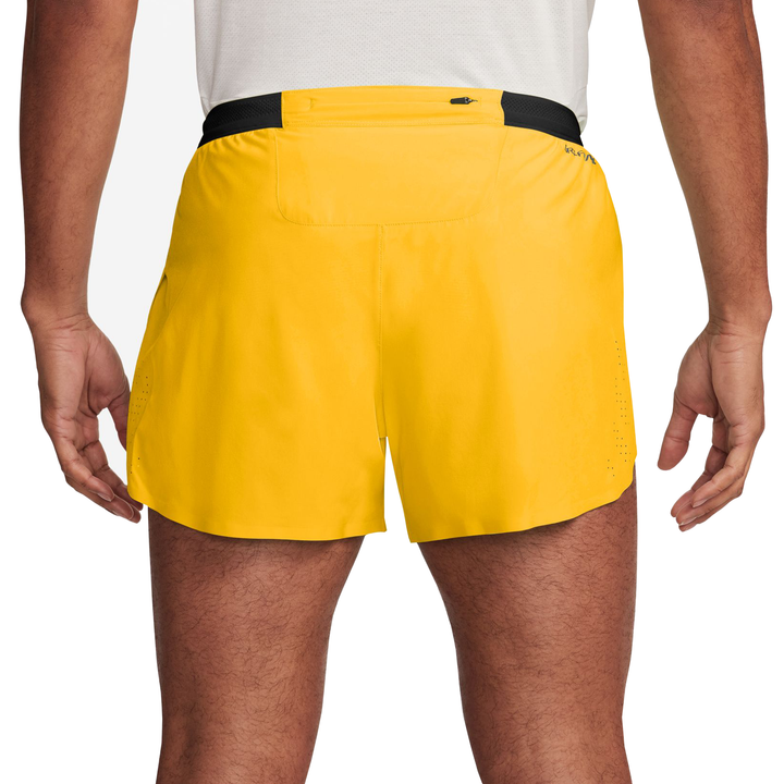 Nike Herren Dri-FIT ADV 4" Aeroswift Short mit Slip-Lined - Laserorange/Schwarz
