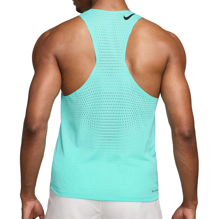 Nike Mens AeroSwift Dri-FIT ADV Running Singlet - Hyper Turquoise/Black