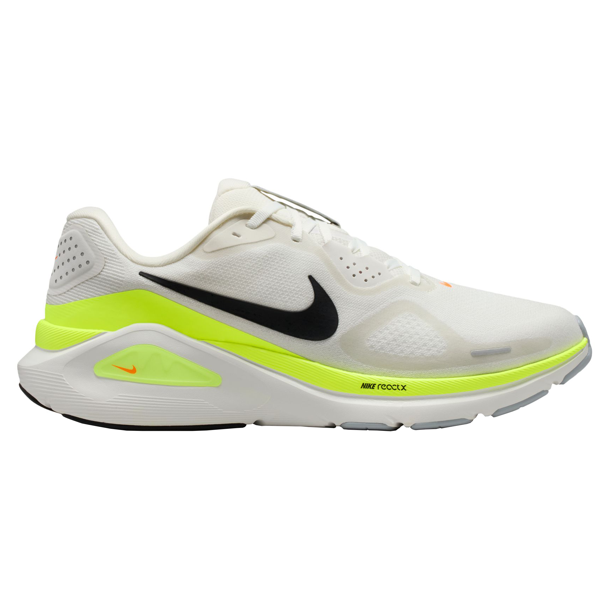 Nike Mens Structure 26 - Summit White/Black/Volt/Total Orange - Stability - SP26
