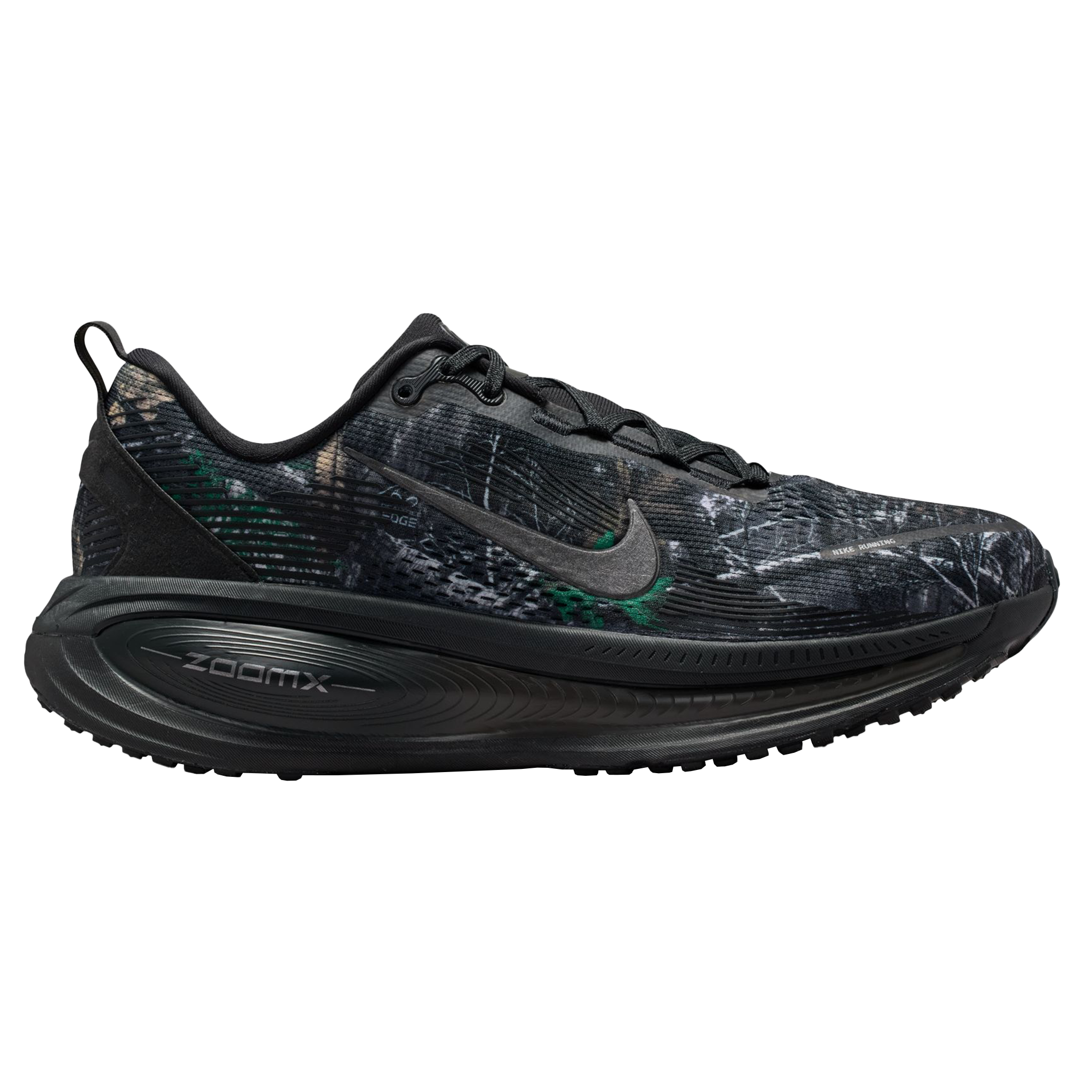 Nike Mens Vomero 18 Realtree® - Black/Metallic Dark Grey/Dark Smoke Grey - Neutral - SP26