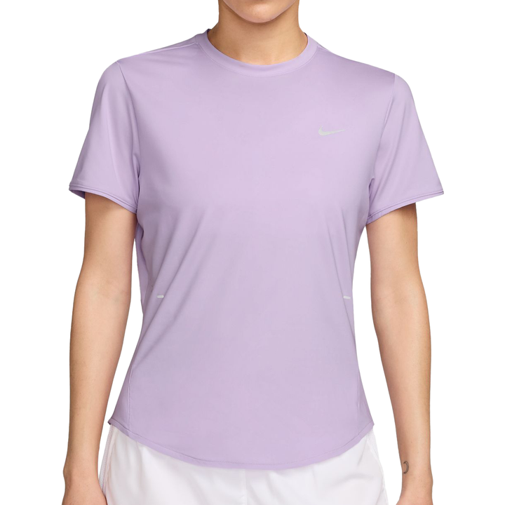 T-shirt Swift à manches courtes Nike Dri-FIT pour Femme - Brume violette/Argent réfléchissant