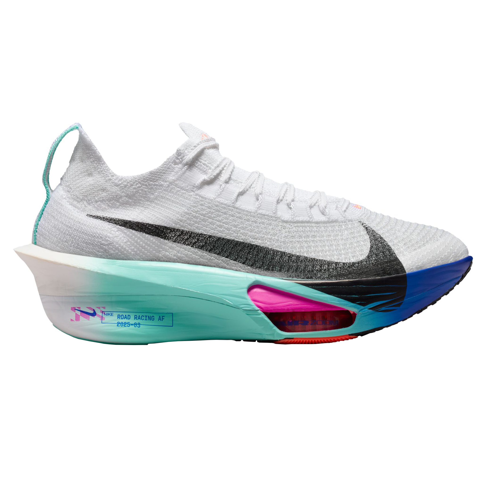 Nike Womens Alphafly 3 - White/Black/Hyper Turquoise/Concord - HO25