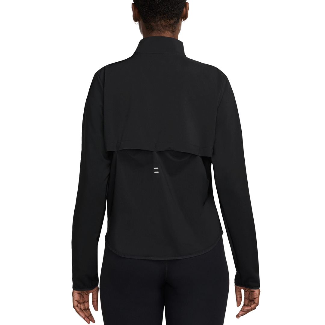 Nike Womens Tempo Swoosh Dri-FIT Jacket - Black/White - FA25