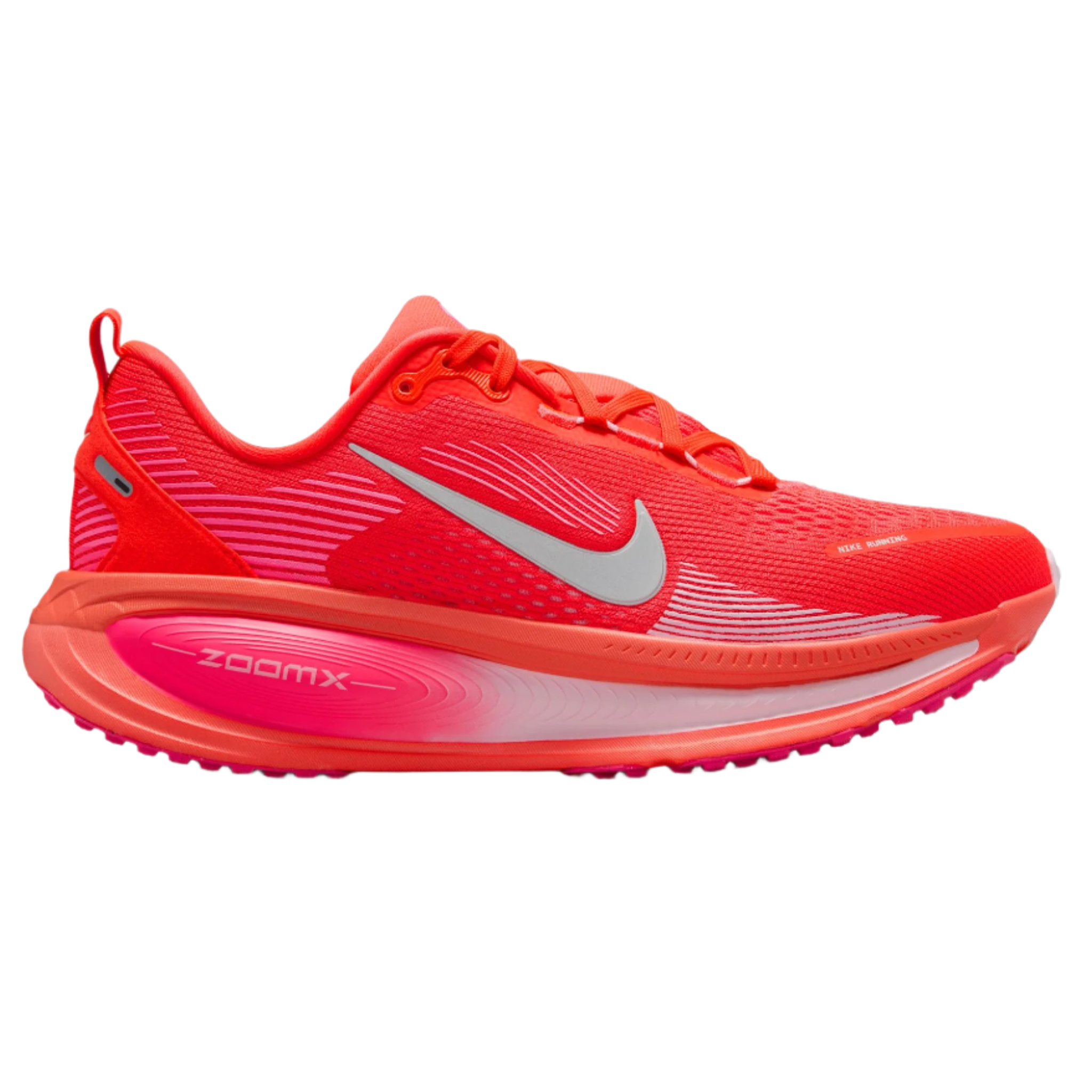 Nike Womens Vomero 18 - Bright Crimson/Metallic Silver - Neutral - AW25