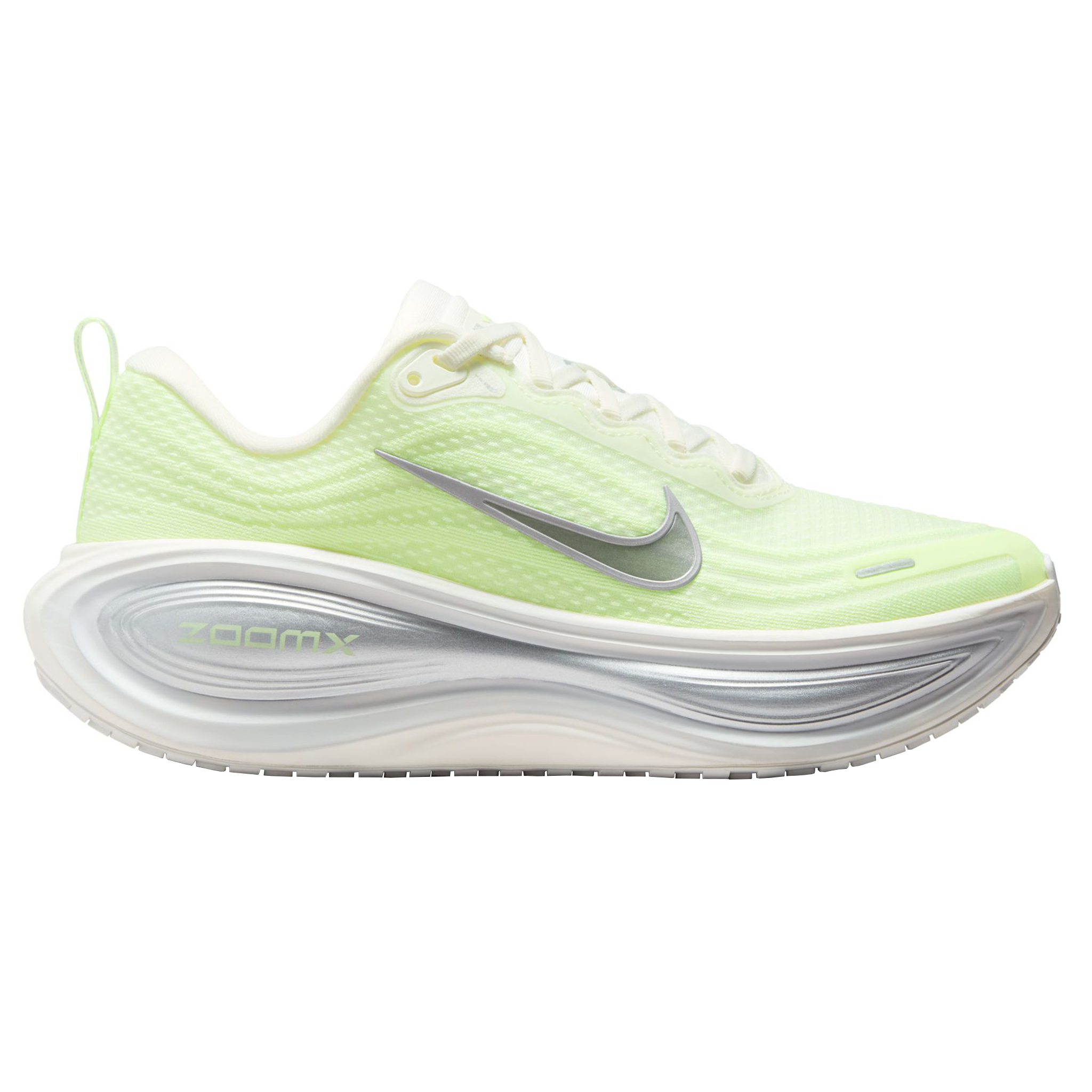 Nike Womens Vomero Plus - Sail/Metallic Silver/Barely Volt - Neutral - FA25