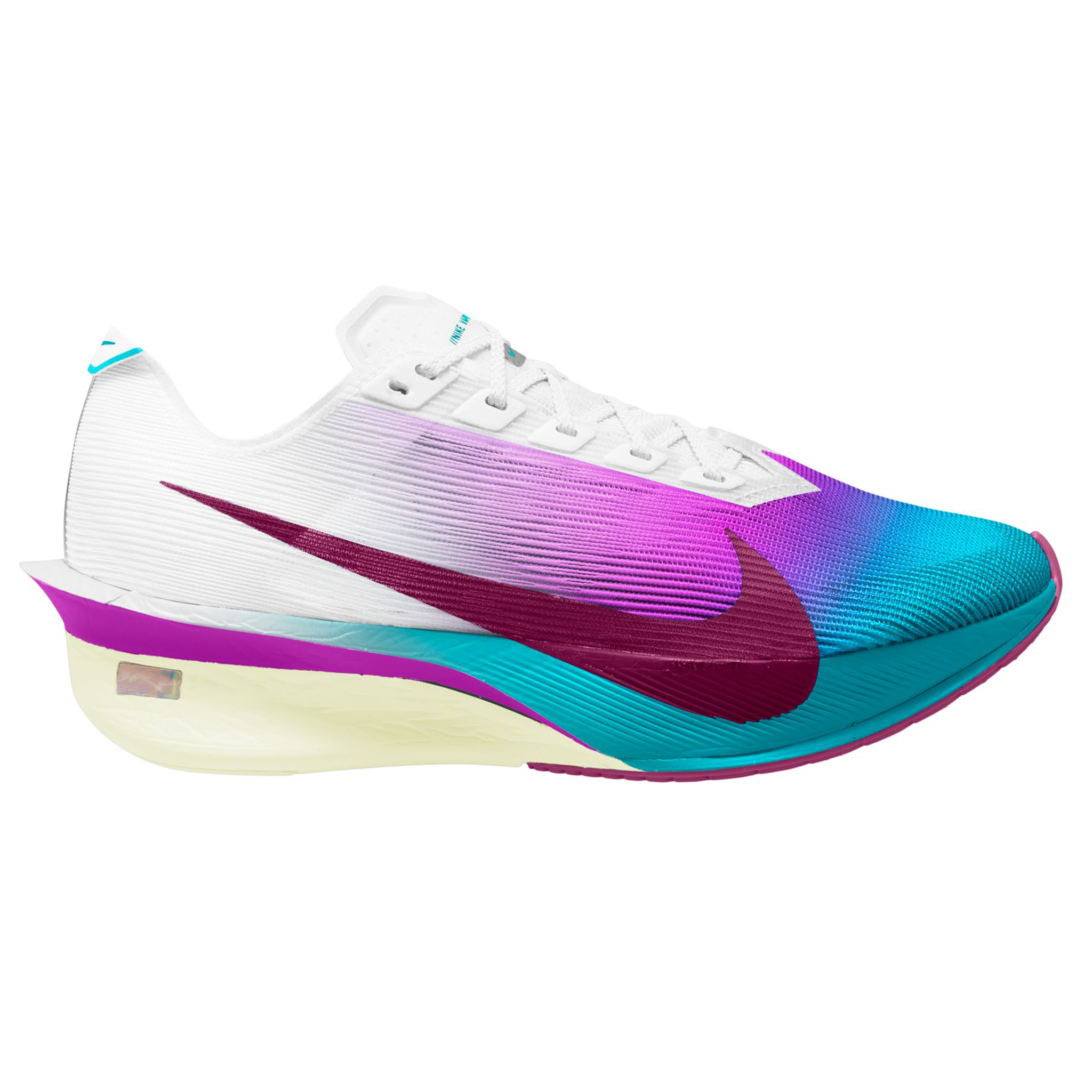 Nike Womens Vaporfly 4 Next% - White/True Berry/Energy/Vivid Purple - Neutral - HO26