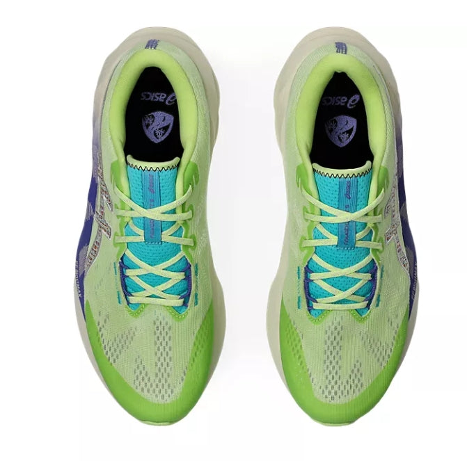 Asics Mens Novablast 5 TR - Nature Bathing/Lime Green - Neutral - SS25