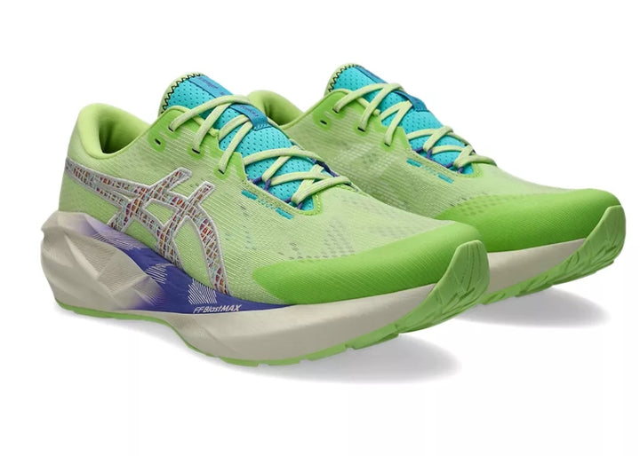 Asics Mens Novablast 5 TR - Nature Bathing/Lime Green - Neutral - SS25