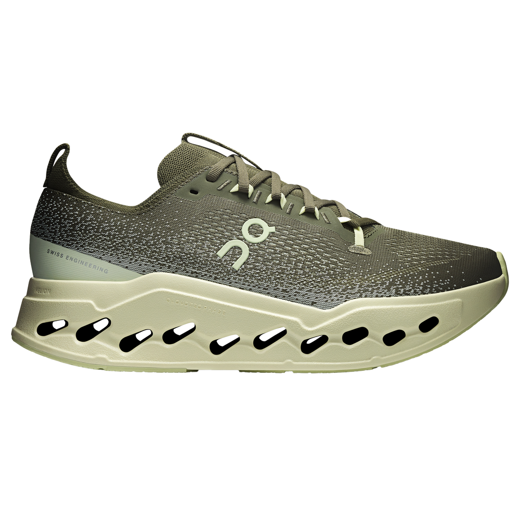 ON Mens Cloudsurfer Max - Olive/Seedling | Run North West