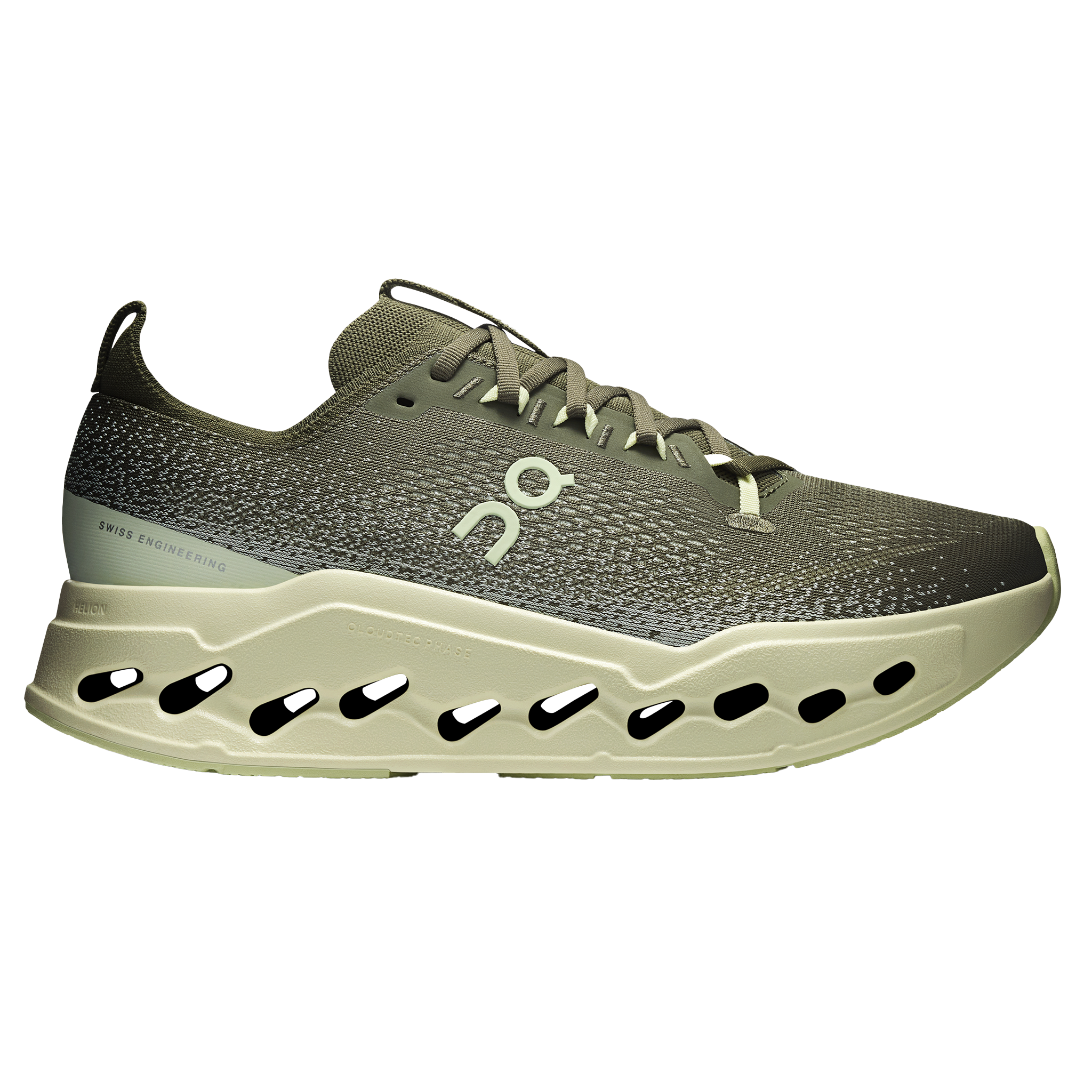ON Mens Cloudsurfer Max Wide - Olive/Seedling - SS26