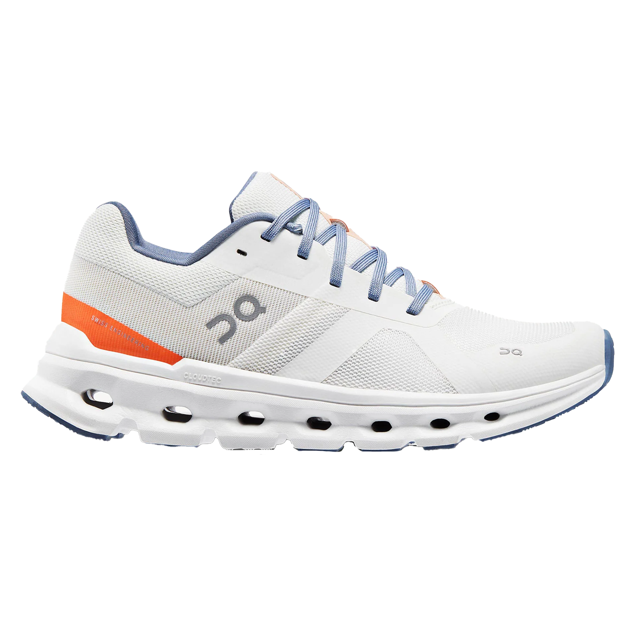 ON Mens Cloudrunner - Undyed-White/Flame - Stability