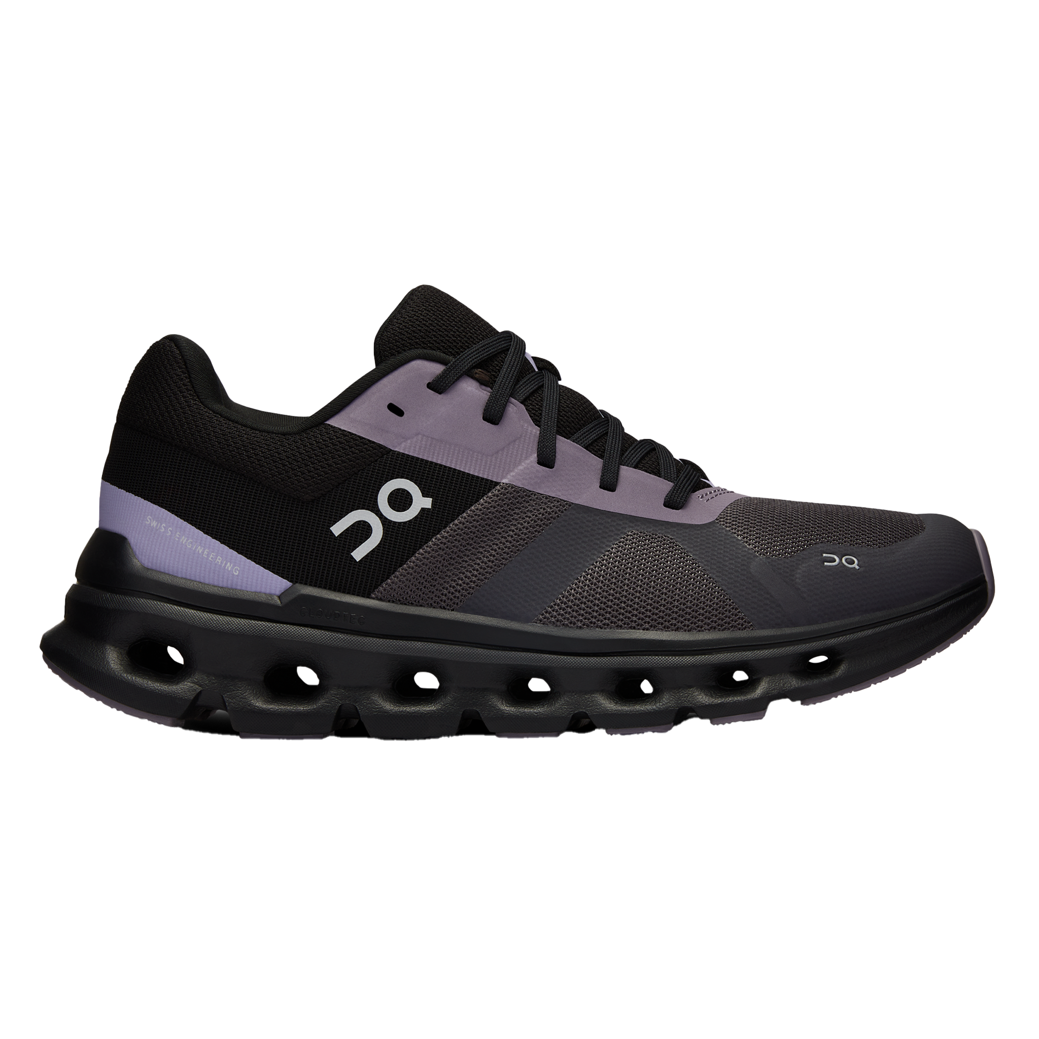 ON Womens Cloudrunner - Iron/Black - Stability