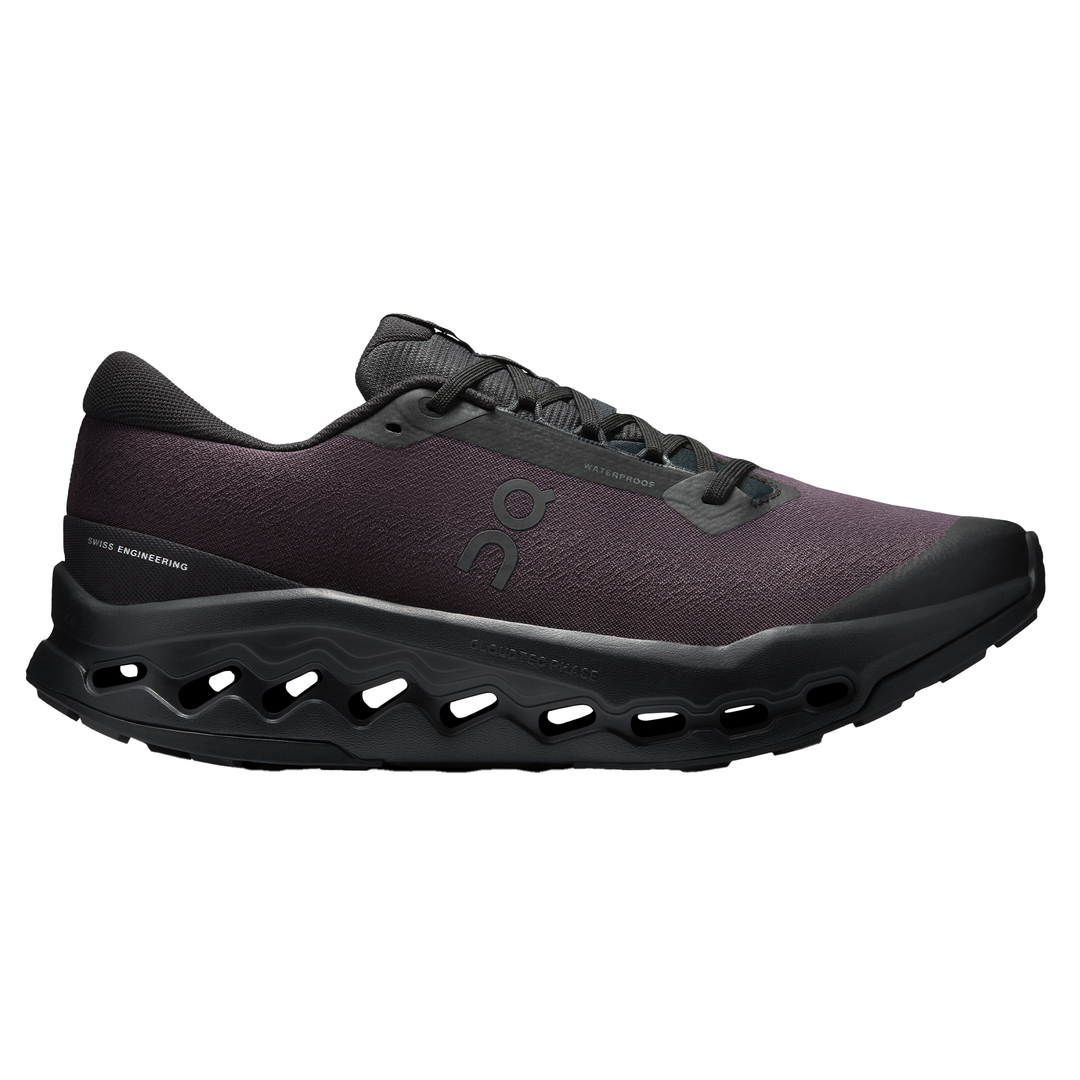 ON Mens Cloudsurfer Trail 2 WP - Black/Black - Trail - AW25