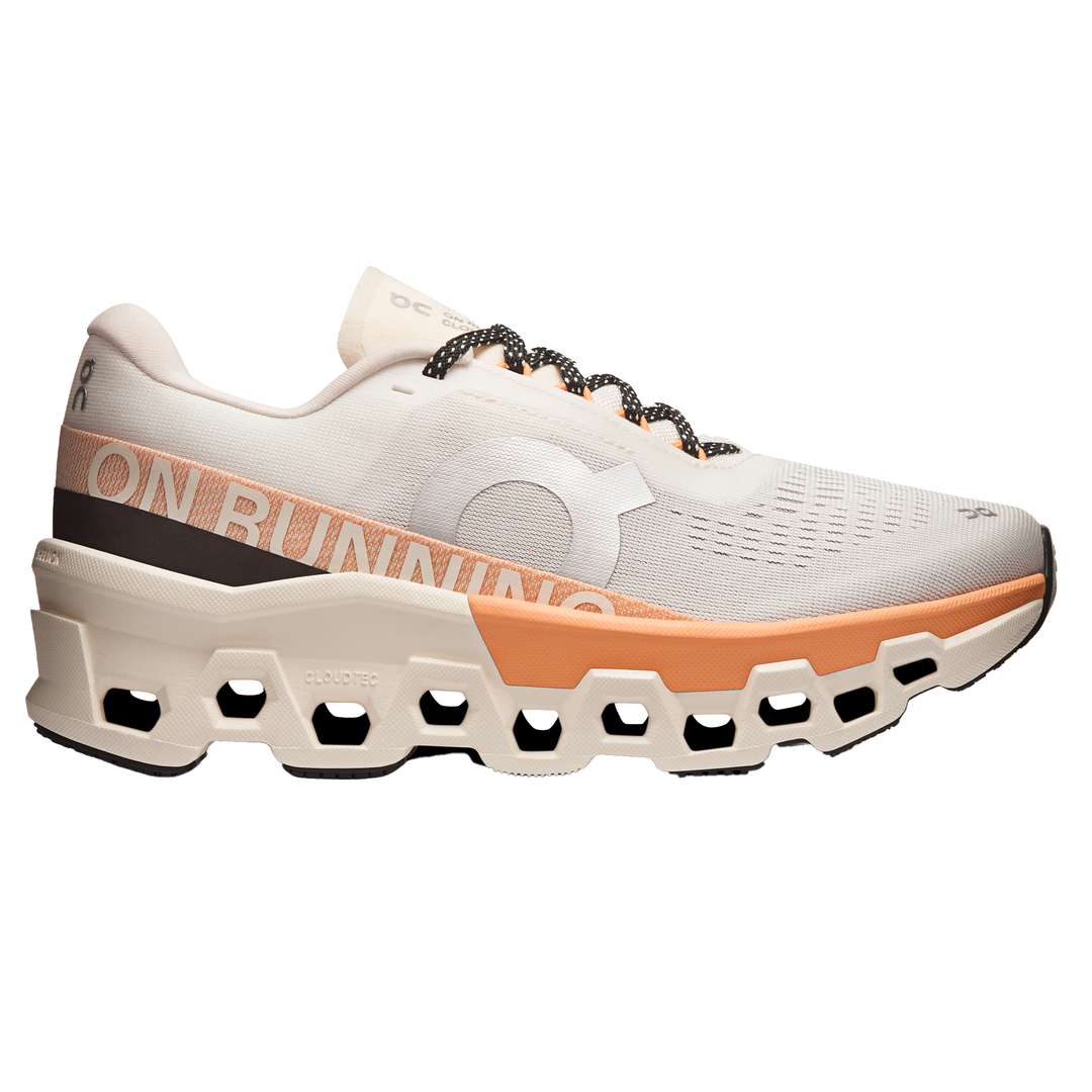 ON Womens Cloudmonster 2 - Ivory/Tangerine - AW25