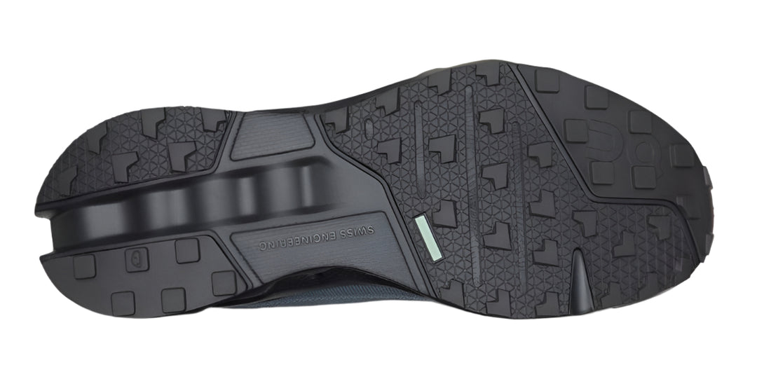 ON Womens Cloudsurfer Trail WP - Black/Eclipse - Trail