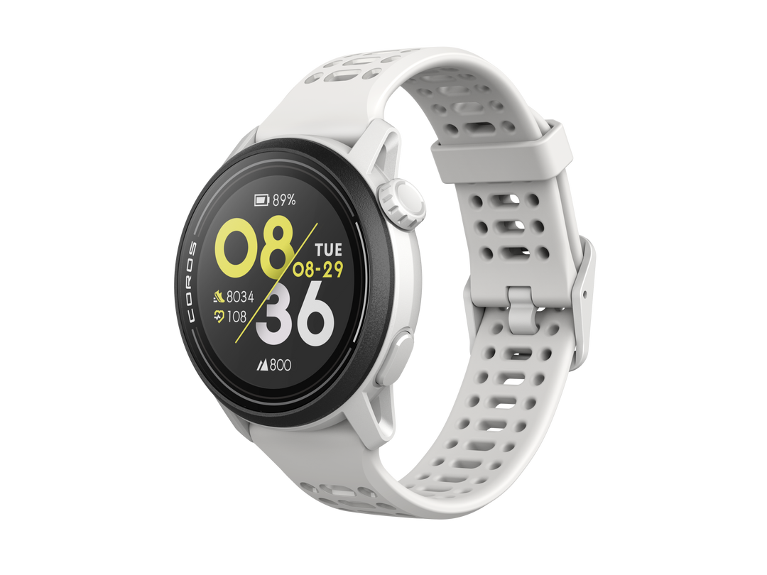 COROS PACE 3 Premium GPS Sport Watch - White Silicone