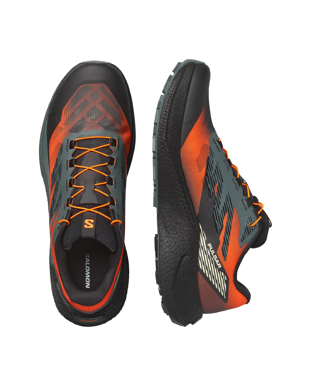 Salomon Mens PULSAR Quiver - Urban Chic/Shocking Orange - Trail - AW26