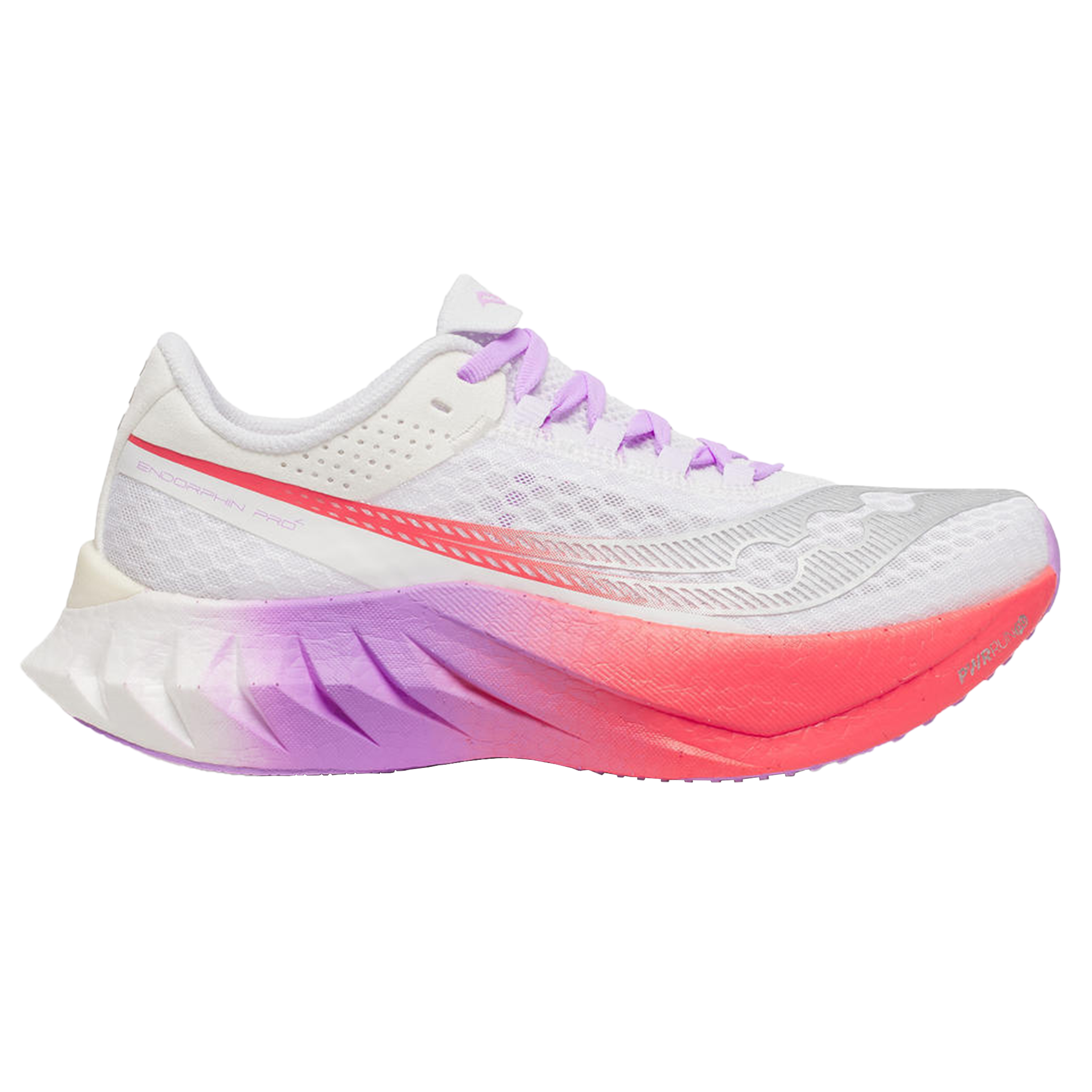 Saucony Womens Endorphin Pro 4 - White/Crocus - Neutral - AW25