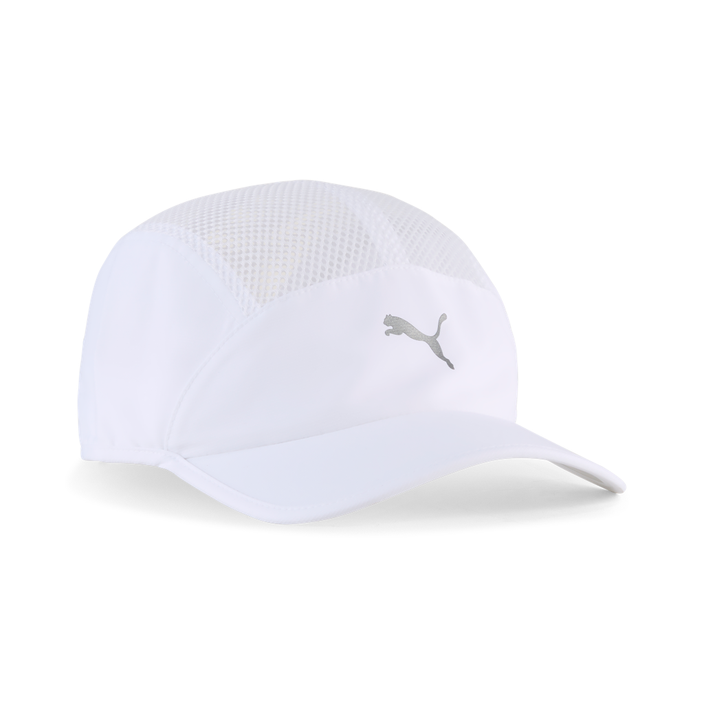 Puma Short Visor Mesh 5 Panel Cap - White