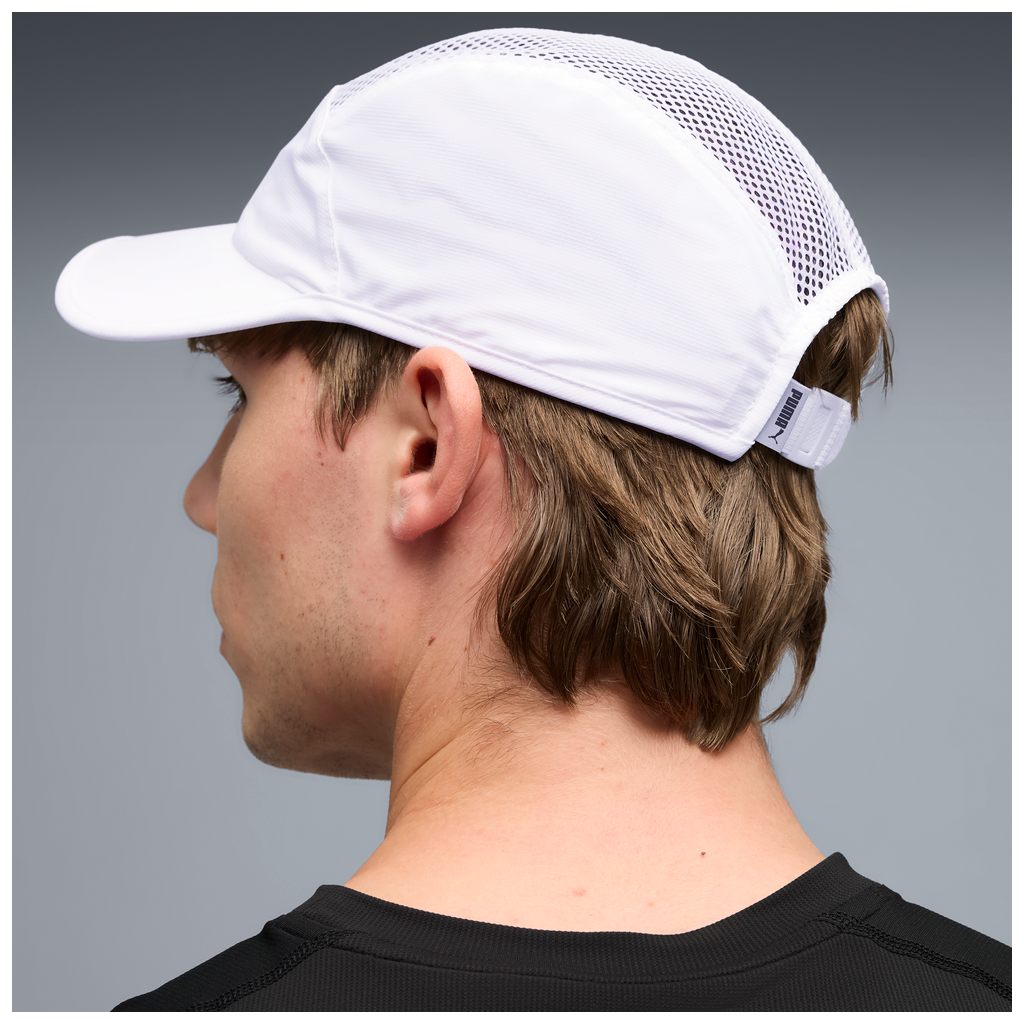 Puma Short Visor Mesh 5 Panel Cap - White