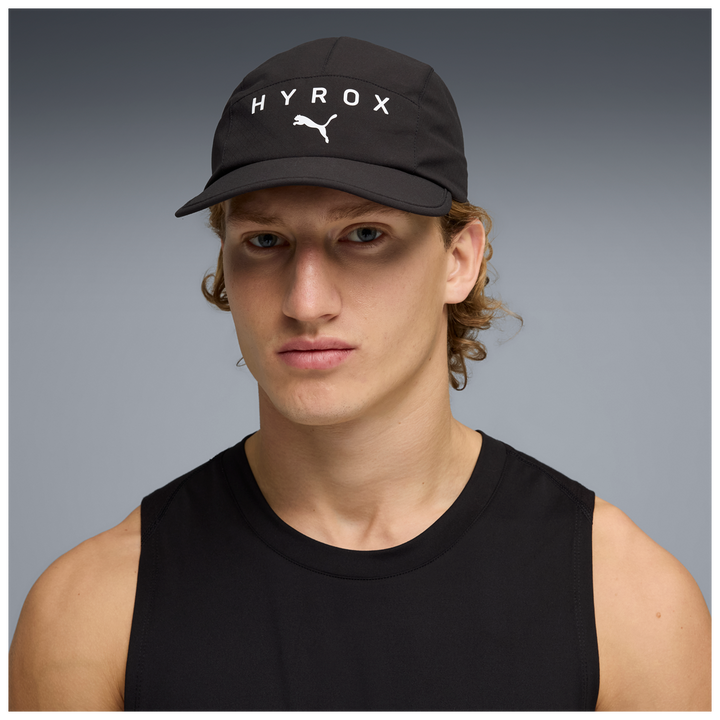 Puma x Hyrox 5 Panel Cap - Puma Black
