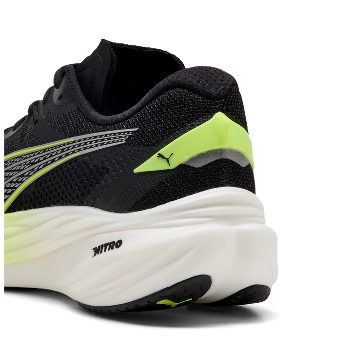 Puma Mens Deviate NITRO 3 - Puma Black/Yellow Alert - Neutral - AW25