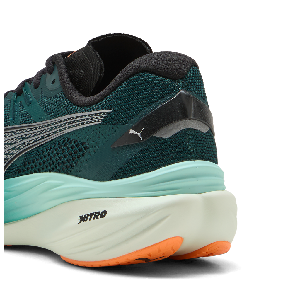 Puma Mens Deviate NITRO 3 - Green Terrain/Heat Fire - Neutral - AW25