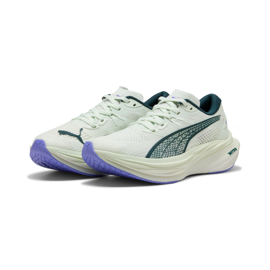 Puma Womens Deviate NITRO 3 - Sage Frost/Green Terrain - Neutral - AW25