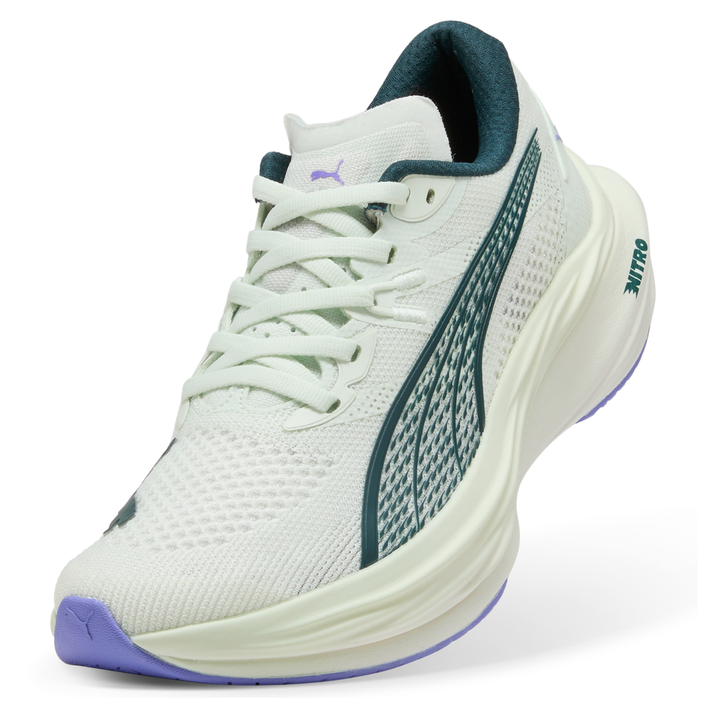Puma Womens Deviate NITRO 3 - Sage Frost/Green Terrain - Neutral - AW25