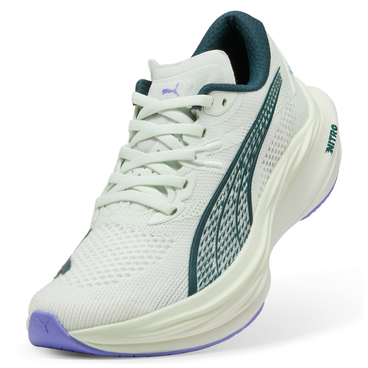 Puma Womens Deviate NITRO 3 - Sage Frost/Green Terrain - Neutral - AW25