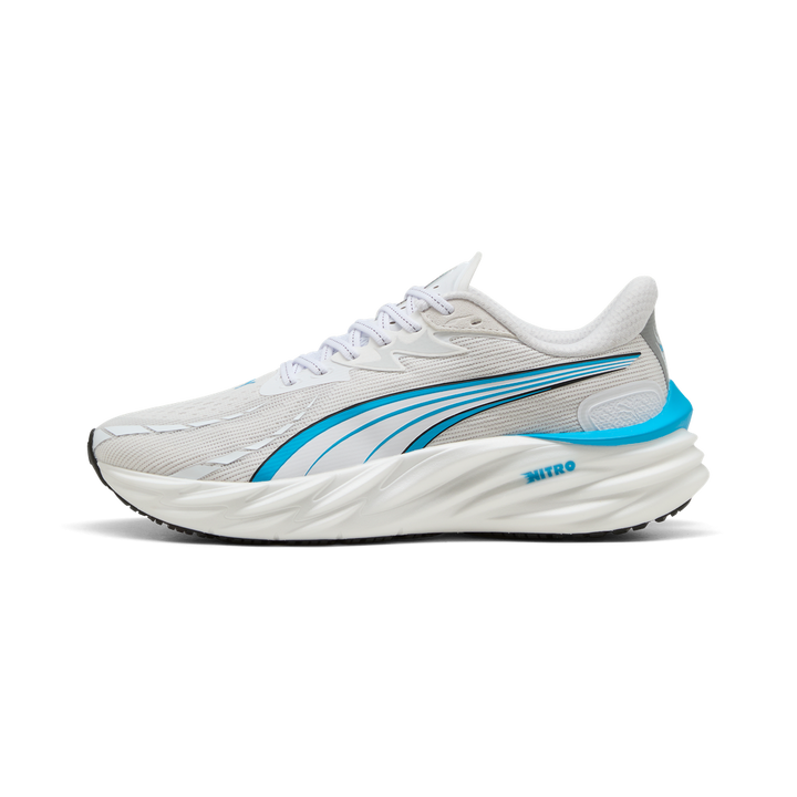 Puma Mens Velocity NITRO 4 - Puma White/Speed Blue - Neutral - AW25