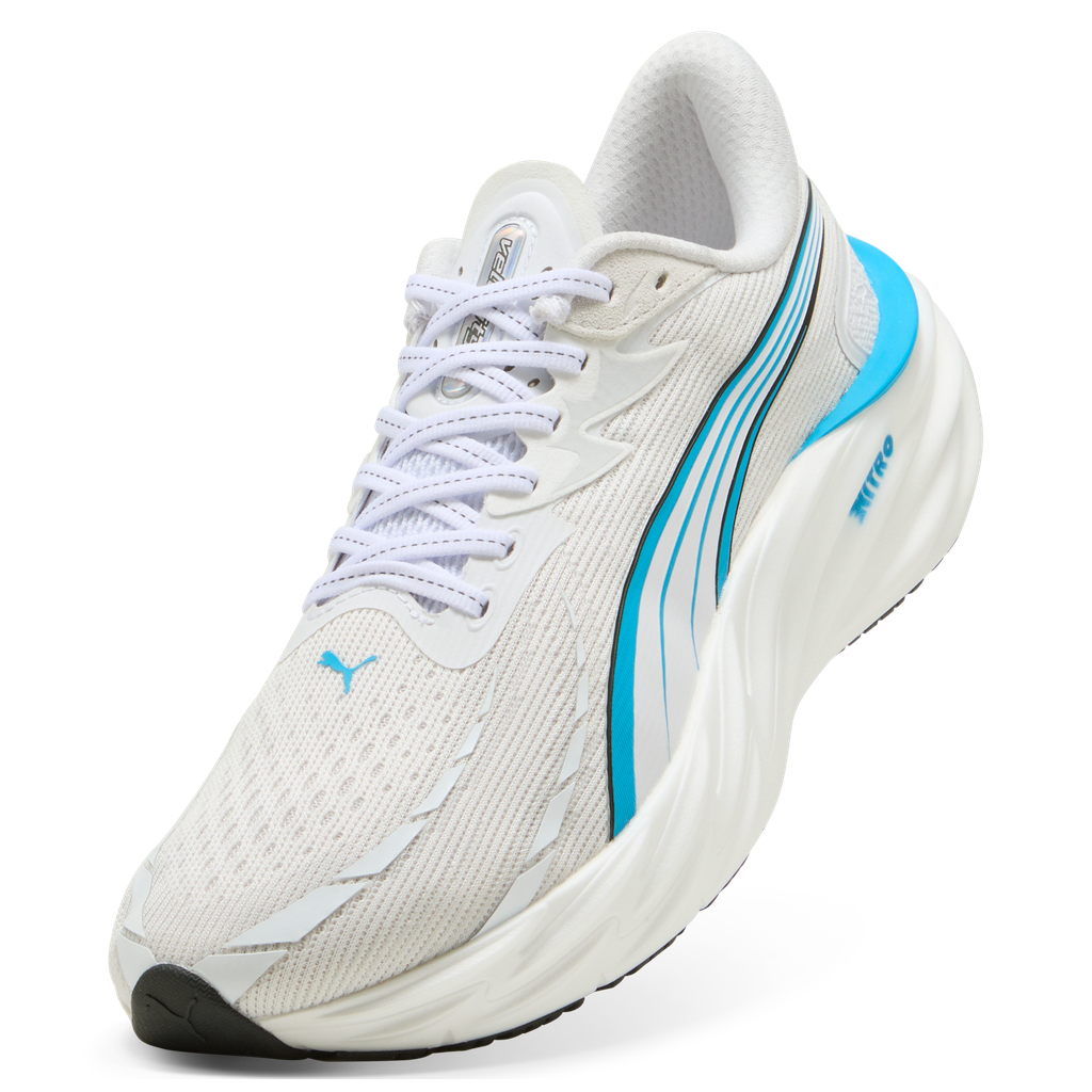 Puma Mens Velocity NITRO 4 - Puma White/Speed Blue - Neutral - AW25