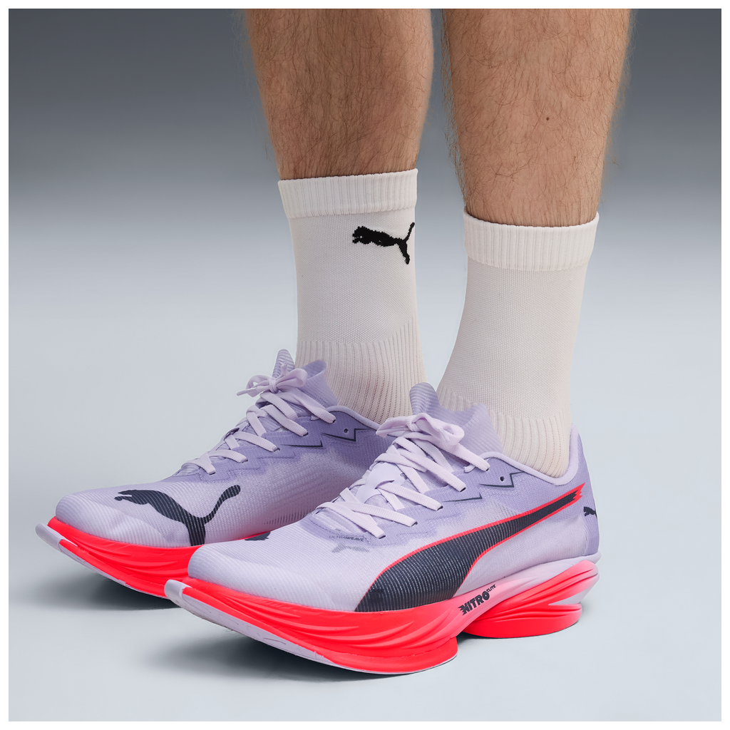 Puma Mens Fast-R NITRO Elite 3 - Light Lavender/Ultra Red - Neutral - AW26