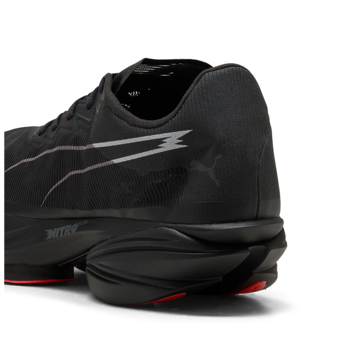 Puma Mens Fast-R NITRO Elite 3 - Puma Black/Ultra Red - Neutral - AW26