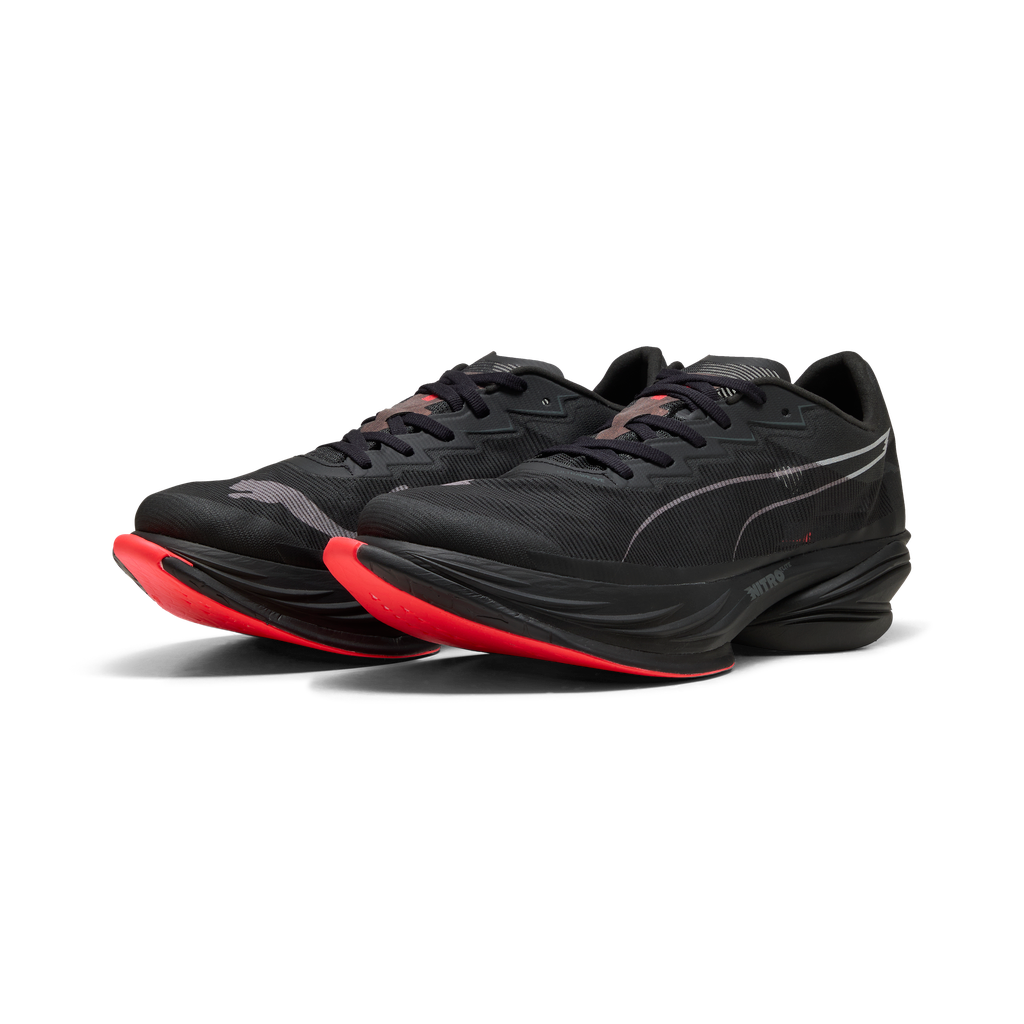 Puma Mens Fast-R NITRO Elite 3 - Puma Black/Ultra Red - Neutral - AW26