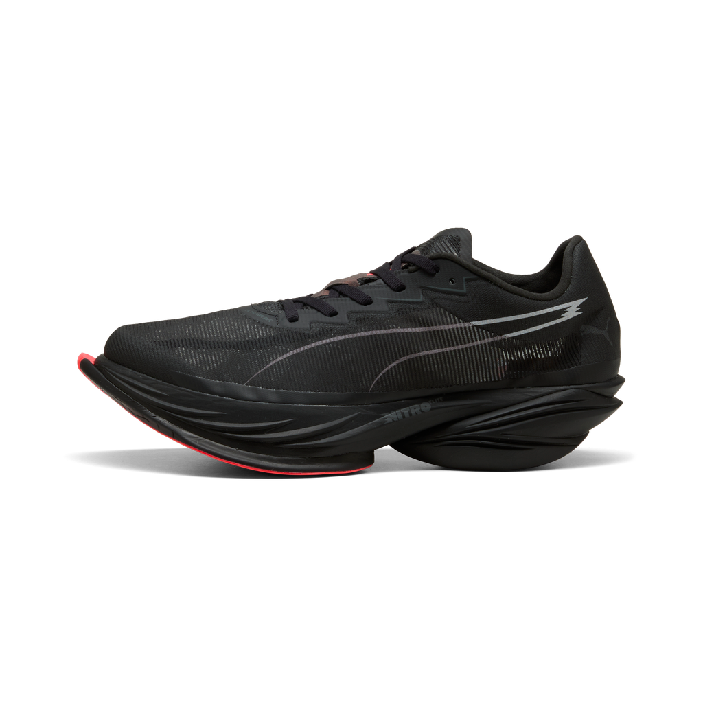Puma Mens Fast-R NITRO Elite 3 - Puma Black/Ultra Red - Neutral - AW26