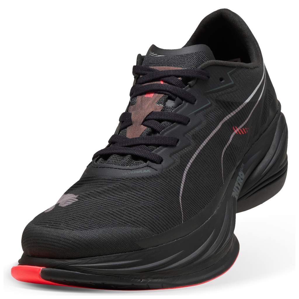Puma Mens Fast-R NITRO Elite 3 - Puma Black/Ultra Red - Neutral - AW26