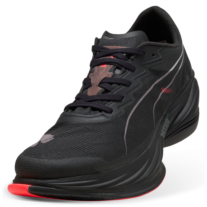 Puma Mens Fast-R NITRO Elite 3 - Puma Black/Ultra Red - Neutral - AW26