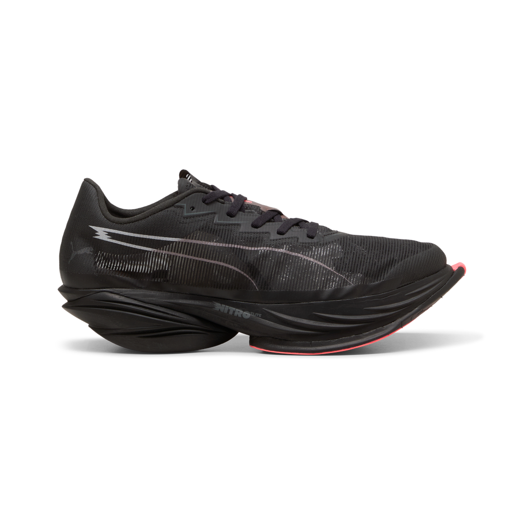 Puma Mens Fast-R NITRO Elite 3 - Puma Black/Ultra Red - Neutral - AW26