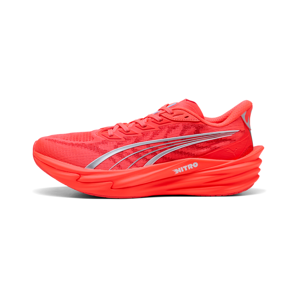Puma Mens Deviate NITRO 4 - Ultra Red/Puma Silver - Neutral - AW26