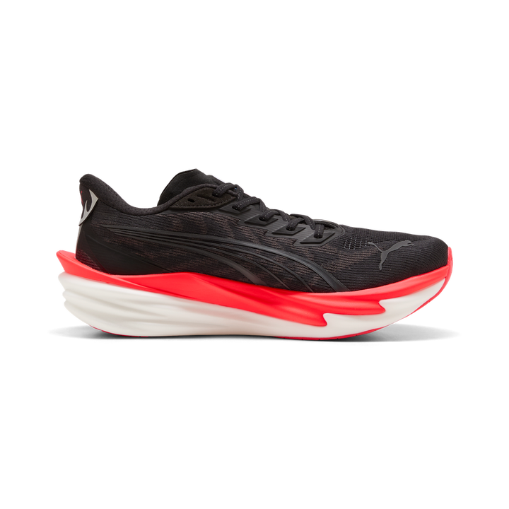 Puma Mens Deviate NITRO 4 - Puma Black/Ultra Red - Neutral - AW26