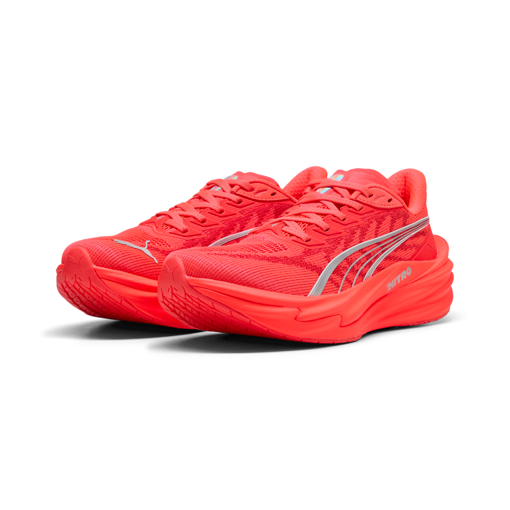 Puma Womens Deviate NITRO 4 - Ultra Red/Puma Silver - Neutral - AW26